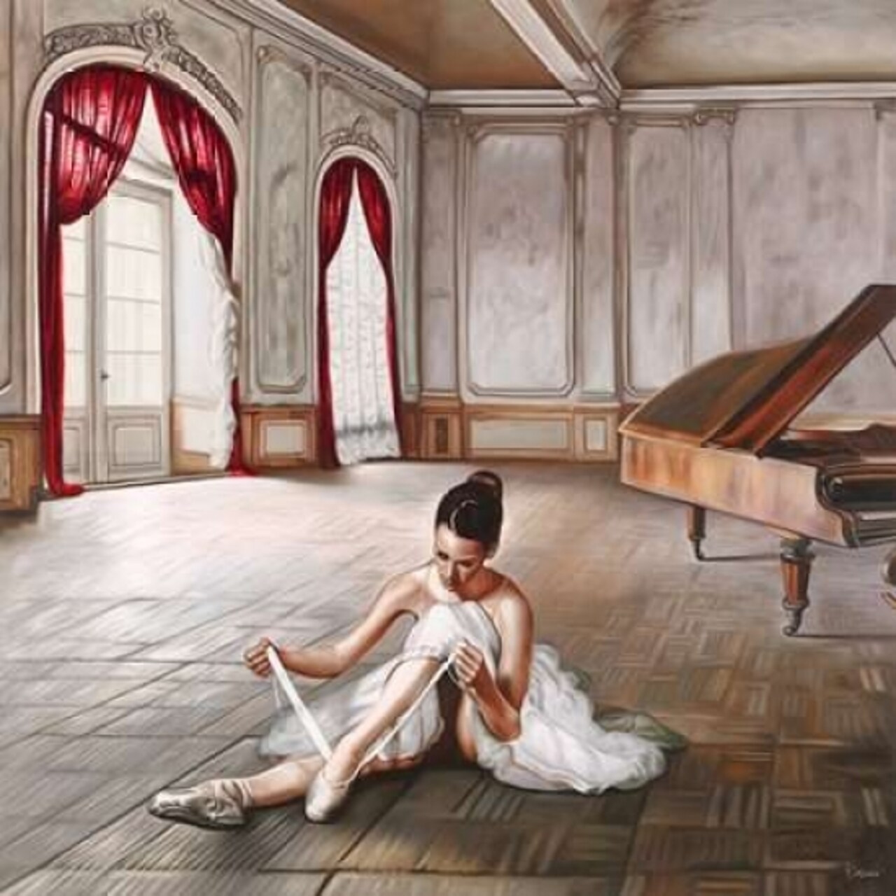 Preparing for dance Poster Print by Pierre Benson - Item # VARPDX1BN2842